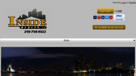 What Insiderealty.com website looked like in 2016 (7 years ago)
