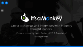 What Itsamonkey.com website looked like in 2016 (7 years ago)
