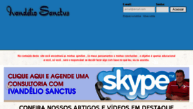 What Ivandeliosanctus.com.br website looked like in 2016 (7 years ago)