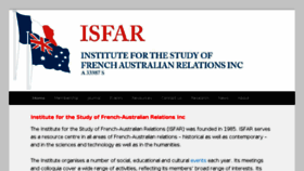 What Isfar.org.au website looked like in 2016 (7 years ago)