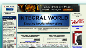 What Integralworld.net website looked like in 2016 (7 years ago)
