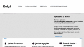 What Iboi.pl website looked like in 2016 (7 years ago)
