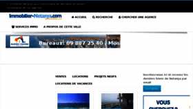 What Immobilier-netanya.com website looked like in 2016 (7 years ago)
