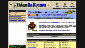 What Iklanbali.com website looked like in 2016 (7 years ago)