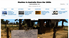 What Islaminaustralia.com website looked like in 2016 (7 years ago)
