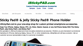 What Istickypad.com website looked like in 2016 (7 years ago)
