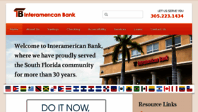 What Interamericanbank.com website looked like in 2016 (7 years ago)
