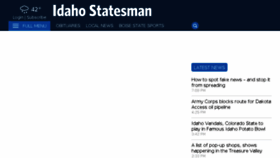 What Idahostatesman.com website looked like in 2016 (7 years ago)