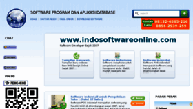 What Indosoftwareonline.com website looked like in 2016 (7 years ago)