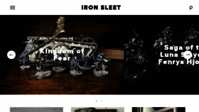 What Ironsleet.com website looked like in 2016 (7 years ago)
