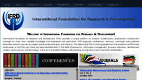 What Ifrnd.org website looked like in 2016 (7 years ago)