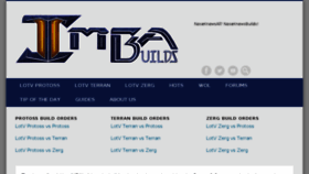 What Imbabuilds.com website looked like in 2016 (7 years ago)