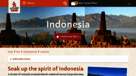 What Indonesiatravelplan.co.uk website looked like in 2016 (7 years ago)