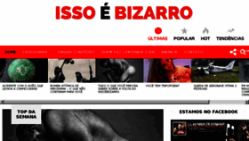 What Issoebizarro.com website looked like in 2016 (7 years ago)