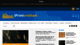 What Iprimicristiani.com website looked like in 2016 (7 years ago)