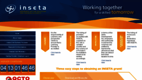 What Inseta.org.za website looked like in 2016 (7 years ago)