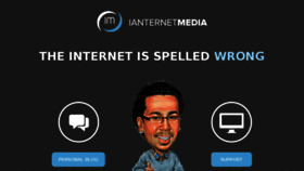 What Ianternetmedia.com website looked like in 2016 (7 years ago)
