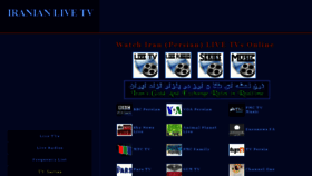 What Iranianlivetv.com website looked like in 2016 (7 years ago)
