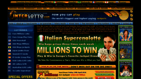 What Interlotto.com website looked like in 2016 (7 years ago)