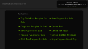 What Internationalkennel.com website looked like in 2016 (7 years ago)