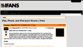 What Ipodtouchfans.com website looked like in 2016 (7 years ago)