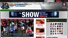 What Ironpigsbaseball.com website looked like in 2016 (7 years ago)