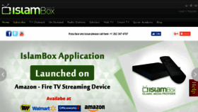 What Islambox.tv website looked like in 2016 (7 years ago)