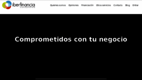 What Iberfinancia.es website looked like in 2016 (7 years ago)