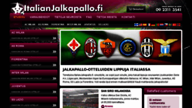 What Italianjalkapallo.fi website looked like in 2016 (7 years ago)