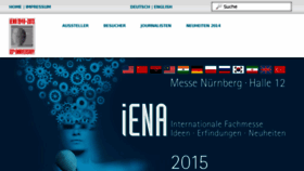 What Iena.de website looked like in 2016 (7 years ago)