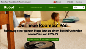 What Irobot.at website looked like in 2016 (7 years ago)
