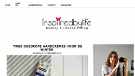 What Inspiiredbylife.nl website looked like in 2016 (7 years ago)