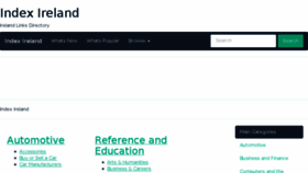 What Indexireland.com website looked like in 2016 (7 years ago)