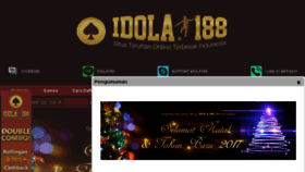 What Idola777.com website looked like in 2016 (7 years ago)