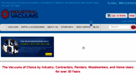 What Industrialvacs.com website looked like in 2016 (7 years ago)
