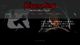 What Ihatehorror.com website looked like in 2016 (7 years ago)