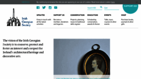 What Igs.ie website looked like in 2016 (8 years ago)