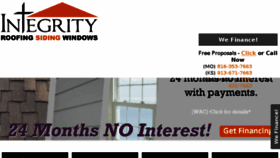 What Integrityroofingllc.com website looked like in 2016 (7 years ago)
