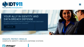 What Identitytheft911.org website looked like in 2016 (7 years ago)