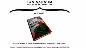 What Iansansom.net website looked like in 2016 (7 years ago)