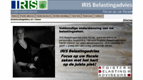 What Irisbelastingadvies.nl website looked like in 2016 (7 years ago)