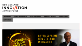 What Innovators.org.nz website looked like in 2016 (7 years ago)