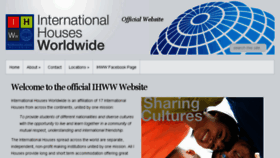 What Ihouseworldwide.org website looked like in 2016 (7 years ago)