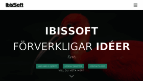 What Ibissoft.se website looked like in 2016 (7 years ago)