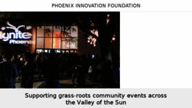 What Innovatephoenix.org website looked like in 2016 (7 years ago)