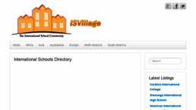 What Isvillage.com website looked like in 2016 (7 years ago)