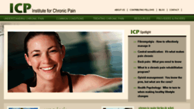What Instituteforchronicpain.org website looked like in 2016 (7 years ago)