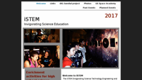 What Istem.com.au website looked like in 2016 (7 years ago)