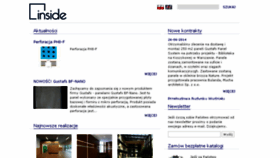 What Inside.pl website looked like in 2017 (8 years ago)