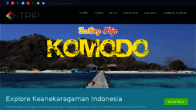 What Indonesiatrip.id website looked like in 2017 (7 years ago)